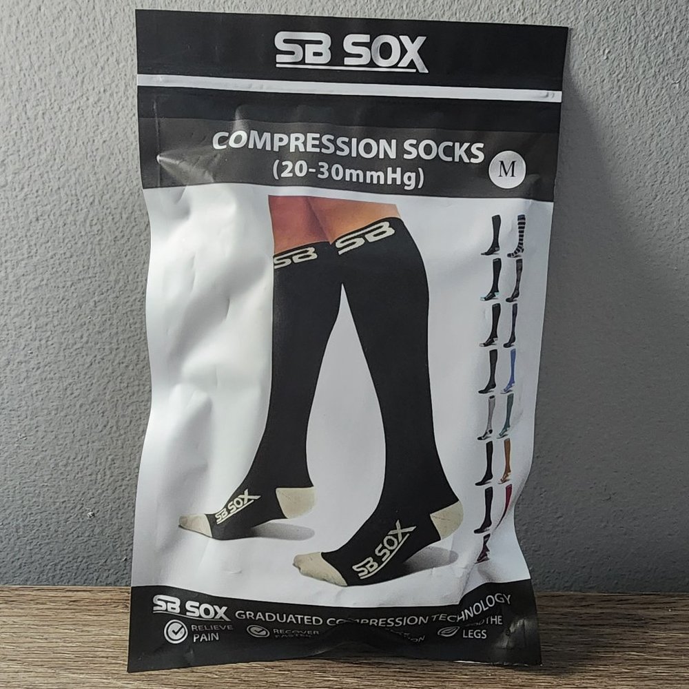 NWT, SB Sox, Compression Socks, 1 pair